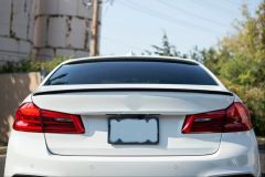 Bmw g30 bagaj üstü spoiler pianoblack ince