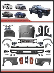 Ford ranger t6 t7 t8 bronco body kit tampon seti komple