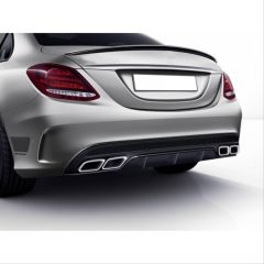Mercedes w205 c63 arka difüzör ve egzoz ucu seti silver 2015+
