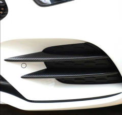 Mercedes w177 ön tampon bıçakları 4 parça karbon 2019+
