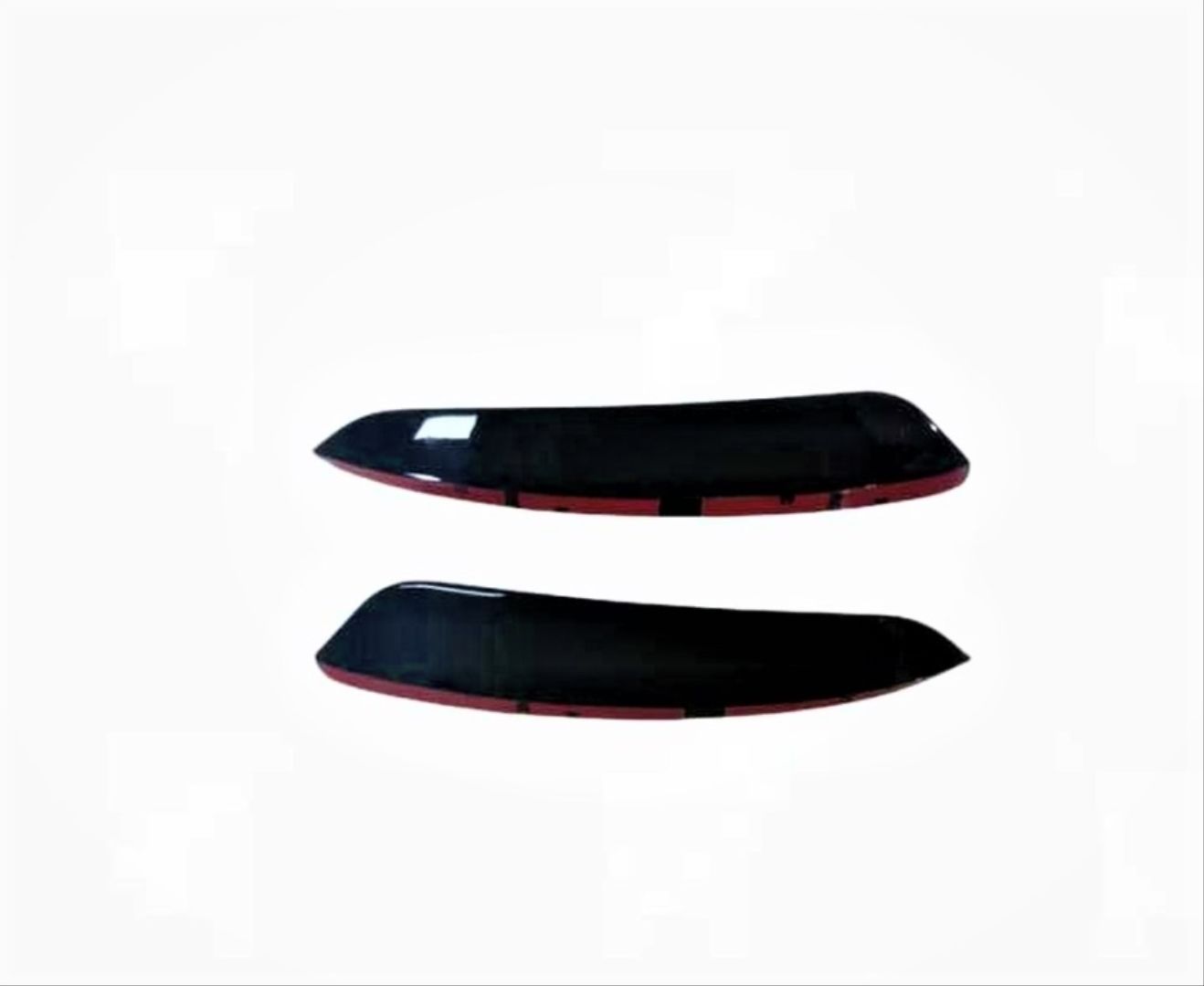 Mercedes w177 ön tampon yan bıçakları 2 parça pianoblack 2019+