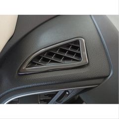 honda civic fc5 uyumlu üst hava menfez kaplama 2 parça parlak siyah 2016-2020
