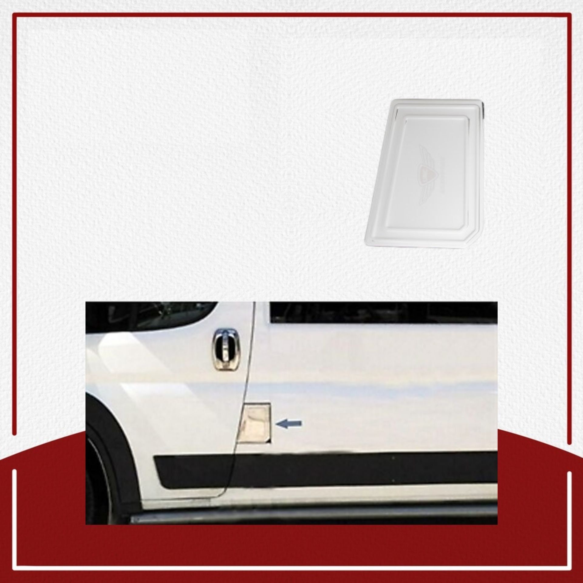 Peugeot Boxer Depo Kapağı 2006- Paslanmaz Çelik