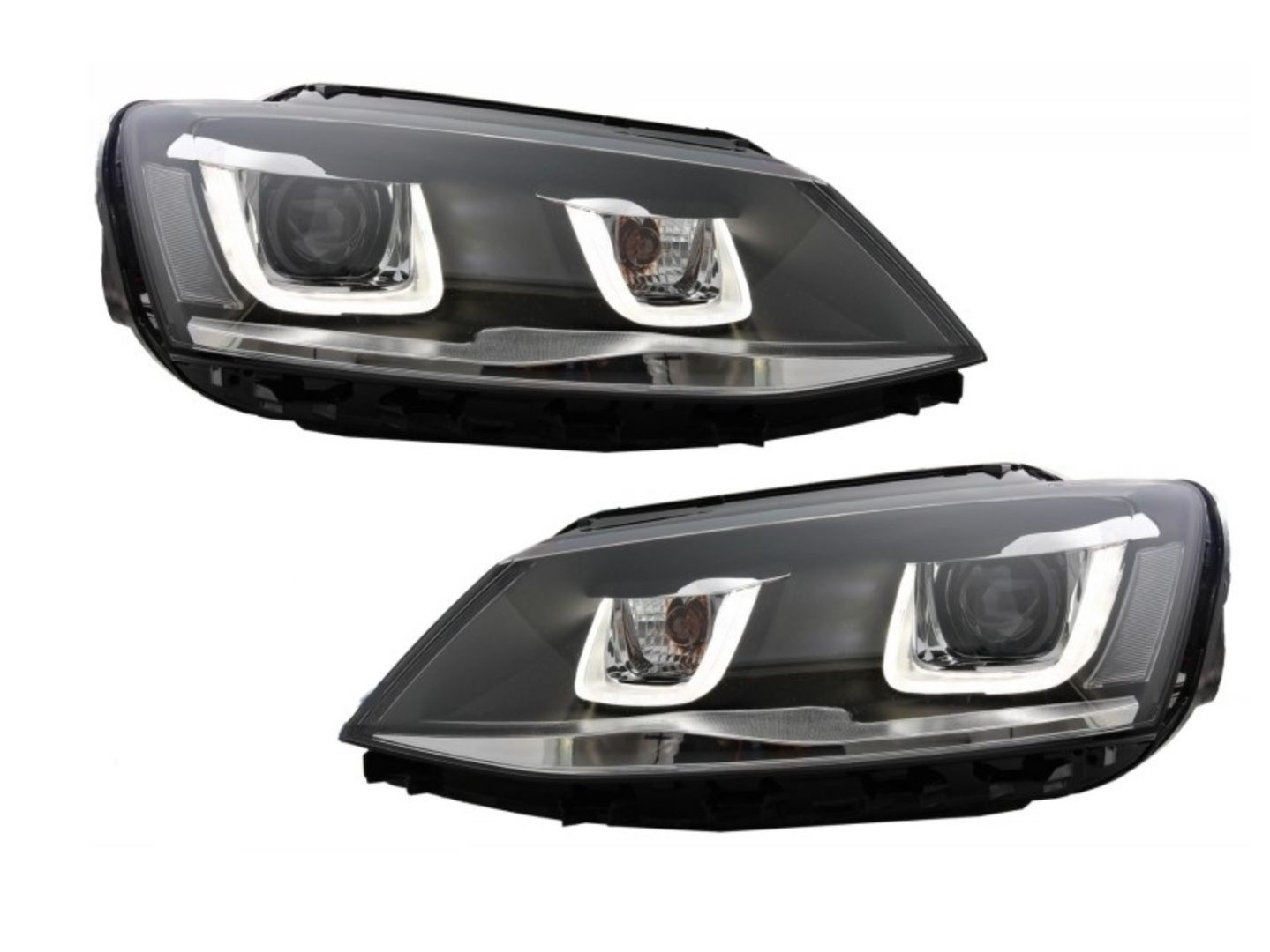 Vw jetta ledli ön far lambası takımı u led model 2011 / 2017