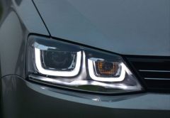 Vw jetta ledli ön far lambası takımı u led model 2011 / 2017