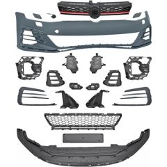Vw Golf 7 7.5 görünüm gti ön tampon ve panjur seti komple 2012 / 2017