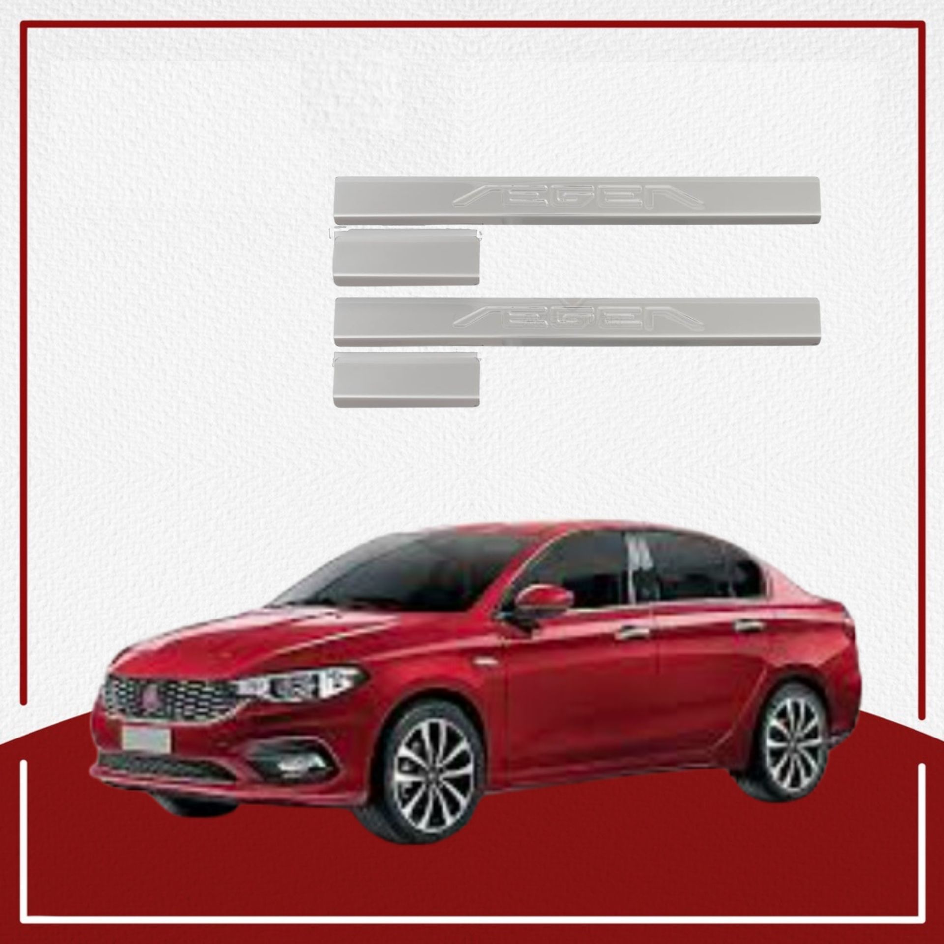 Fiat Egea Kapı Eşiği 2015- Paslanmaz Çelik