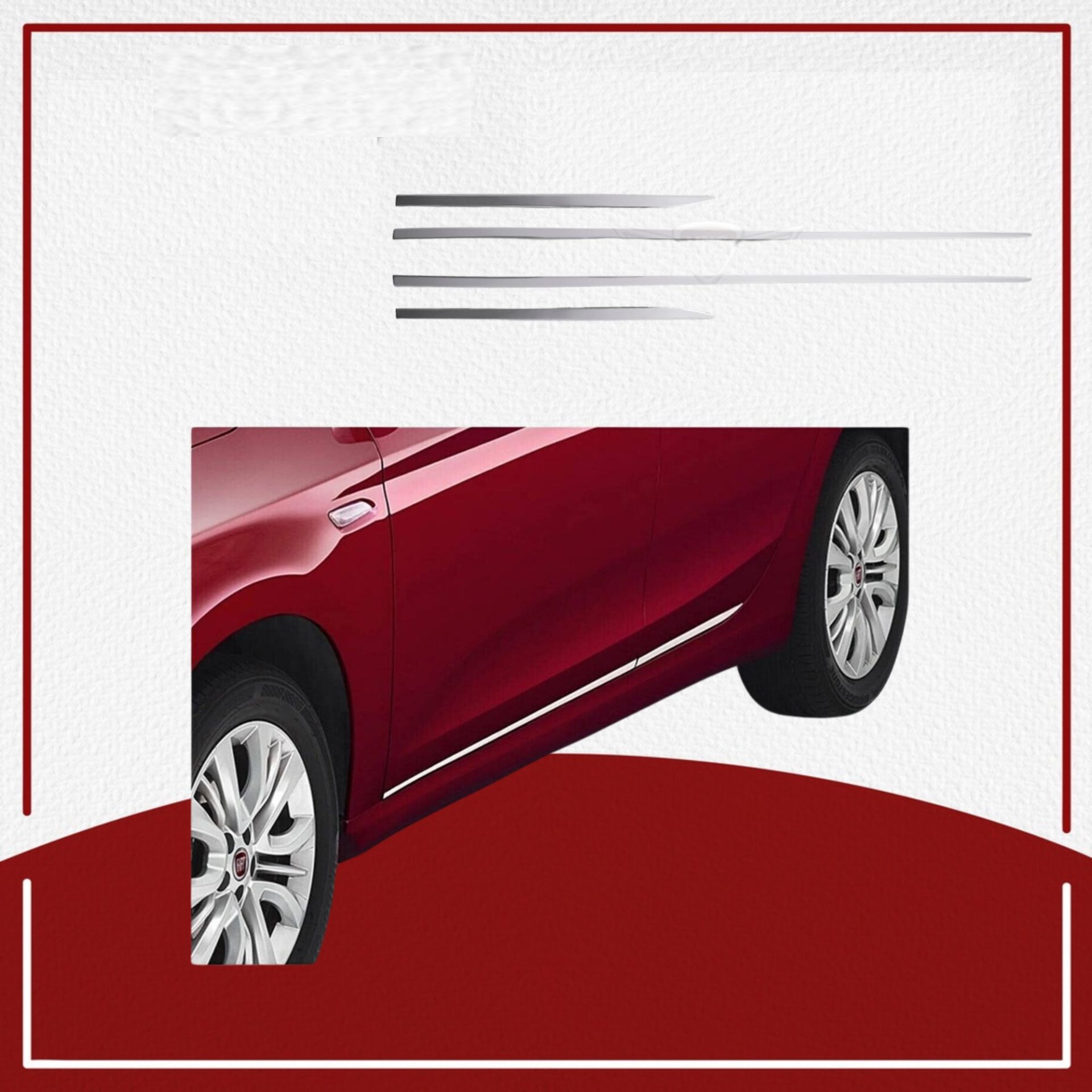 Fiat Egea Yan Kapı Çıtası 2015- Paslanmaz Çelik