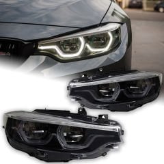 Bmw f32 f33 f36 ön far lambası ledi lci model adaptif görünüm 2016 / 2019