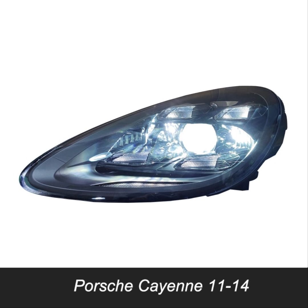 Porsche cayenne ön far lambası 2018 facelift görünüm pdls 2011 / 2014