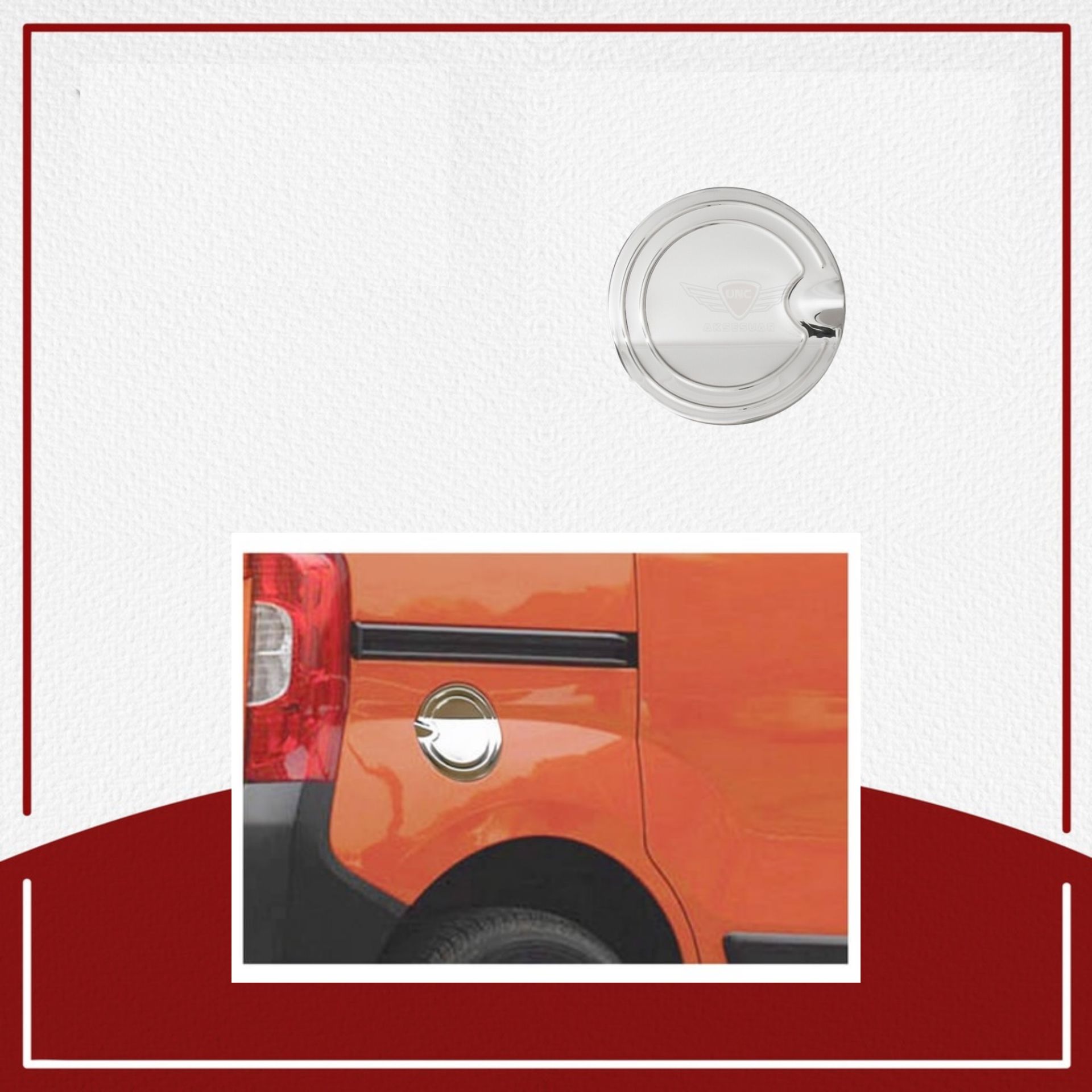Fiat Fiorino Depo Kapağı 2008- Paslanmaz Çelik