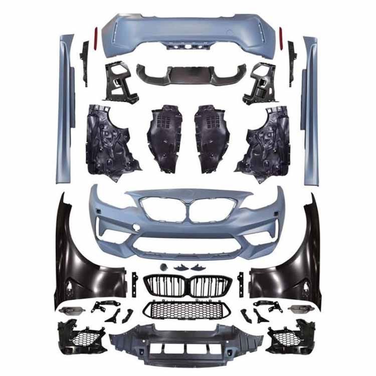 Bmw f22 mc wide body kit full tampon seti 2014 / 2018