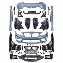 Bmw f22 mc wide body kit full tampon seti 2014 / 2018