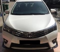 Toyota corolla ön tampon altı lip 4 parça kulaklı 2013 / 2016