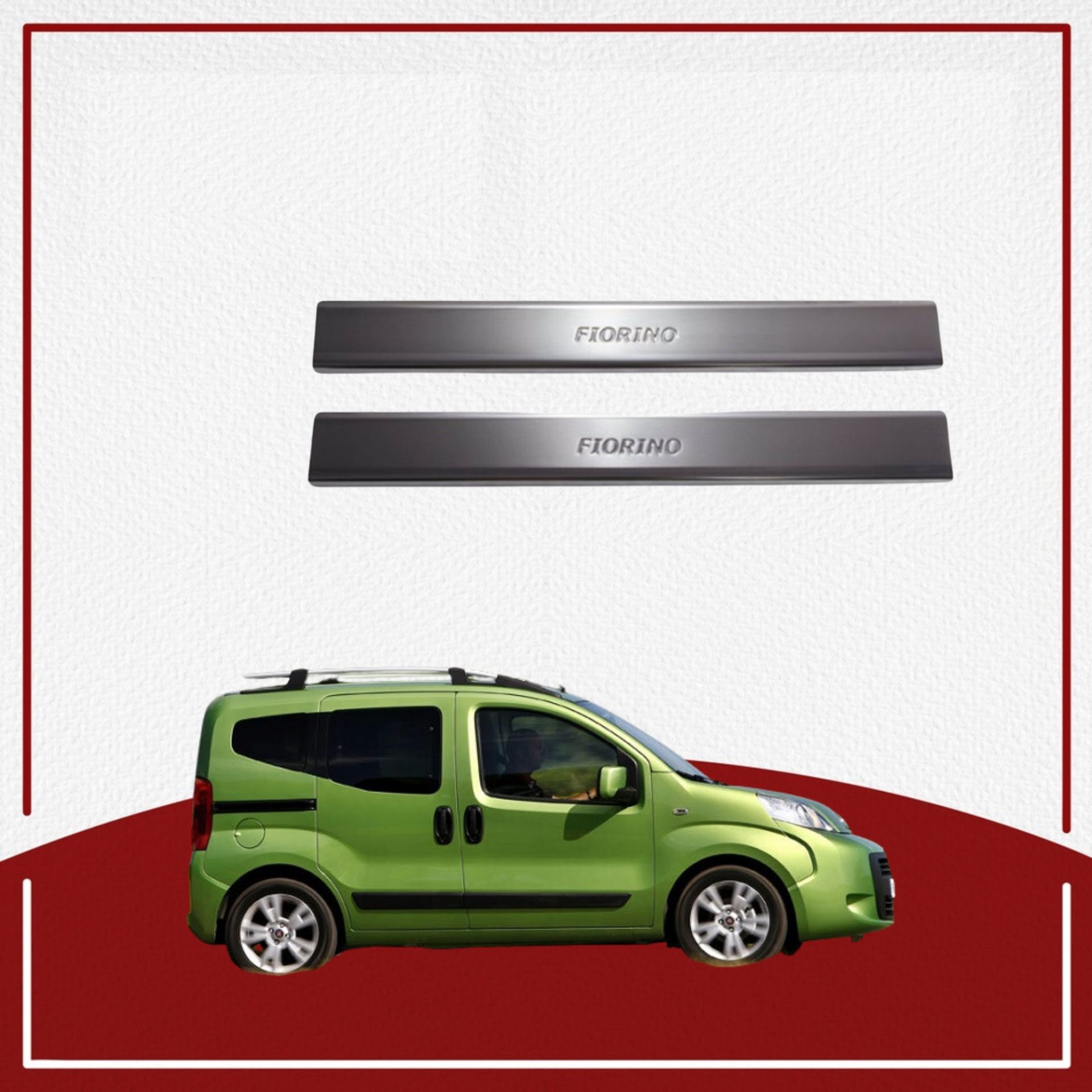 Fiat Fiorino Kapı Eşiği 2008- Paslanmaz Çelik