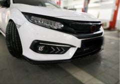 honda civic fc5 uyumlu ön lip dizayn b tek parça 2016-2020