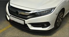 honda civic fc5 uyumlu ön lip dizayn b tek parça 2016-2020