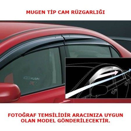 Dacia logan Mcv cam rüzgarlığı 2013+ mugen tip sunplex