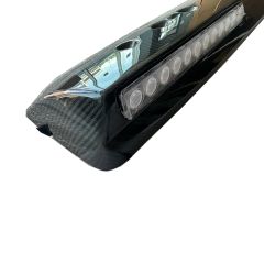 Mercedes w464 cam üstü spoiler ledli dry carbon v type