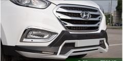 Hyundai ix35 ön ve arka koruma çift çıkış egzozlu