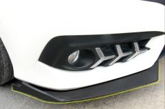 Honda civic fc5 uyumlu çıkıntılı ön flap parlak siyah dizayn B 2016-20