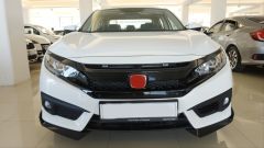 Honda civic fc5 uyumlu çıkıntılı ön flap parlak siyah dizayn B 2016-20