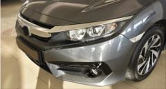 Honda civic fc5 uyumlu ön sis kaşı ve halkası boyalı
