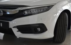 Honda civic fc5 uyumlu ön sis orta çıta karbon 2016-20