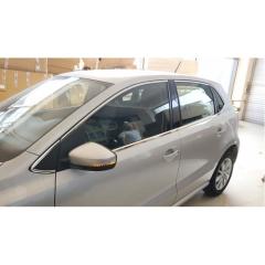 Vw polo 6r 6c cam çerçevesi kenar çıtası krom tamtur 2009 / 2018 14 parça
