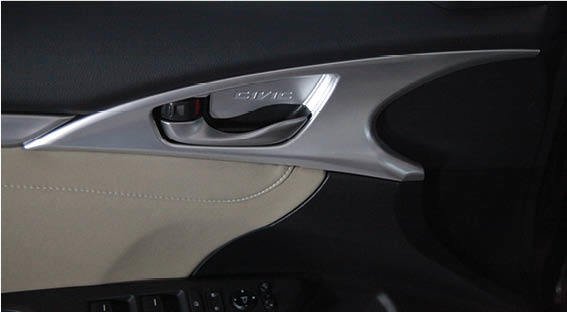 Honda civic fk7 için uygundur kapı iç açma kolu çerçevesi kaplaması