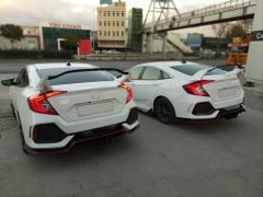 Honda civic fc5 uyumlu typer spoiler boyasız 2016+