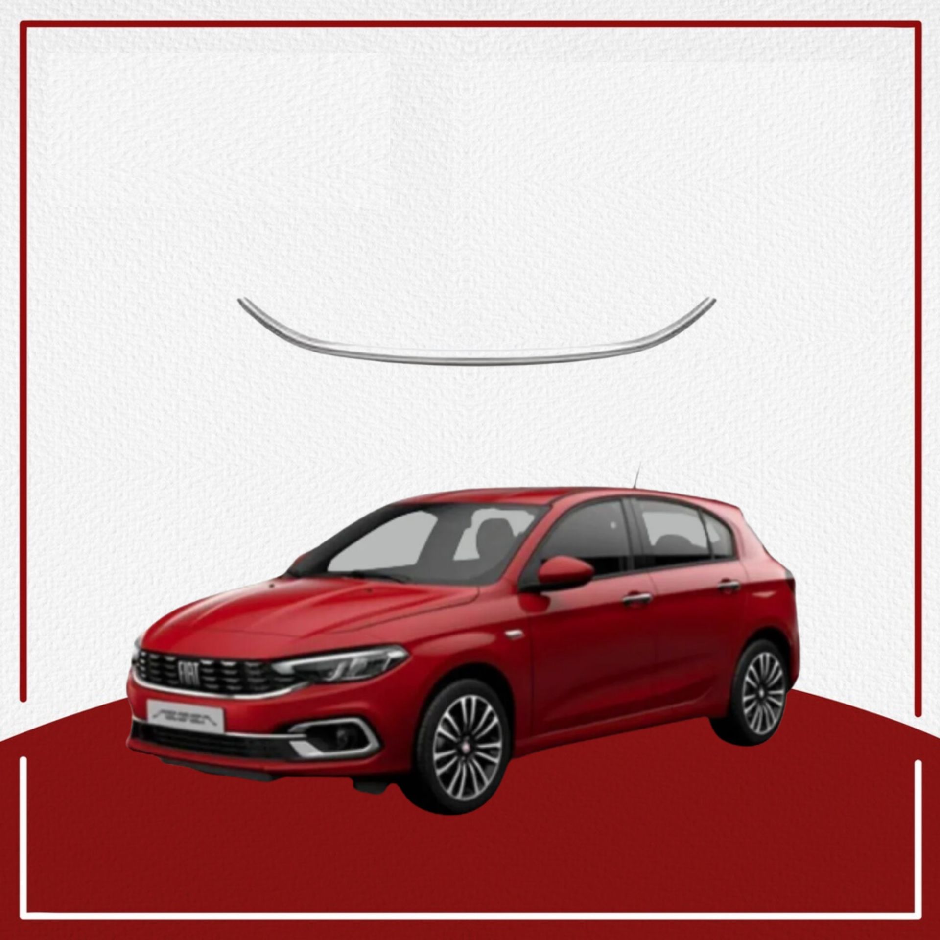 Fiat Egea Ön Panjur 2020- Sonrası Paslanmaz Çelik