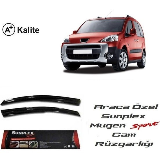 Citroen berlingo cam rüzgarlığı 2008+ mugen tip sunplex