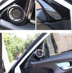 Honda civic fc5 uyumlu tweeter kaplaması karbon 2016+