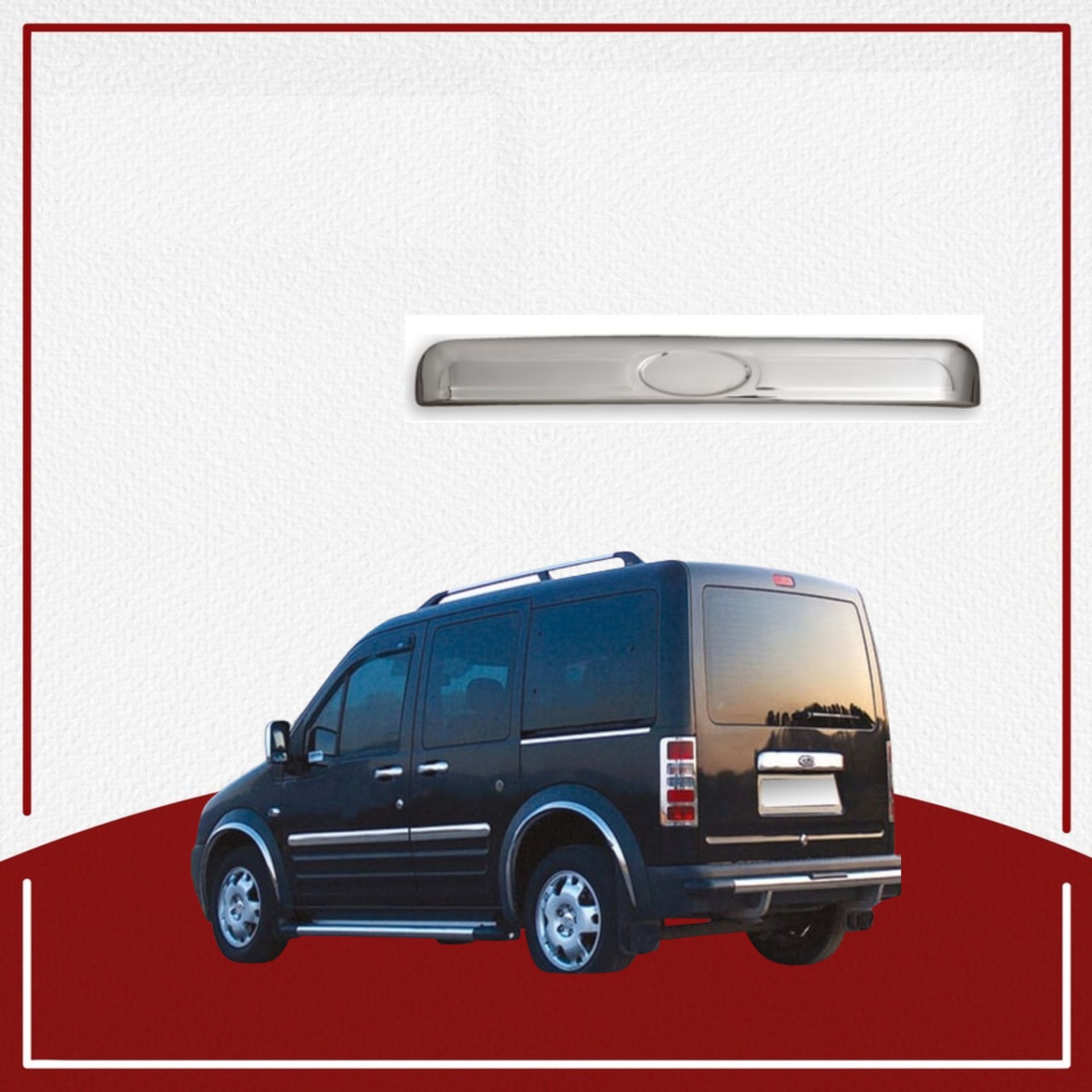 Ford Connect Bagaj Çıtası 2002-2009 Paslanmaz Çelik