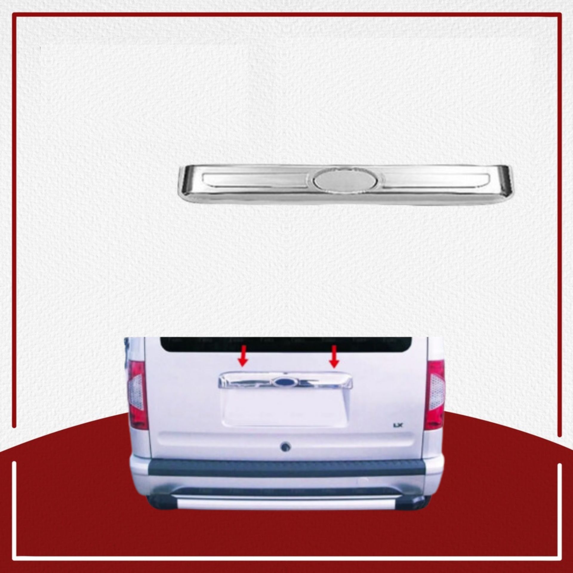 Ford Connect Bagaj Çıtası 2009-2014 Paslanmaz Çelik