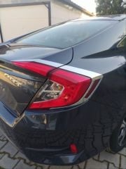 Honda civic fc5 uyumlu arka stop kaplaması krom 2016+
