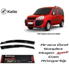 Fiat doblo 1 cam rüzgarlığı mugen tip sunplex