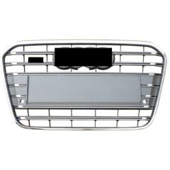Audi a6 s6 ön panjur ızgara 2012 / 2014 krom gri