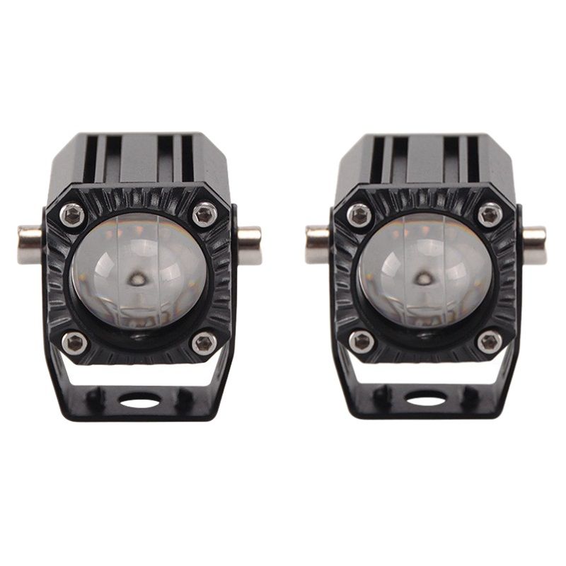 Space Offroad sis lambası 3.5cm beyaz-sarı 10w 12-80v set / LASS348