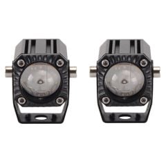 Space Offroad sis lambası 3.5cm beyaz-sarı 10w 12-80v set / LASS348