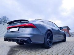 Audi a7 s7 arka difüzör ve egzoz seti sline için 2018+