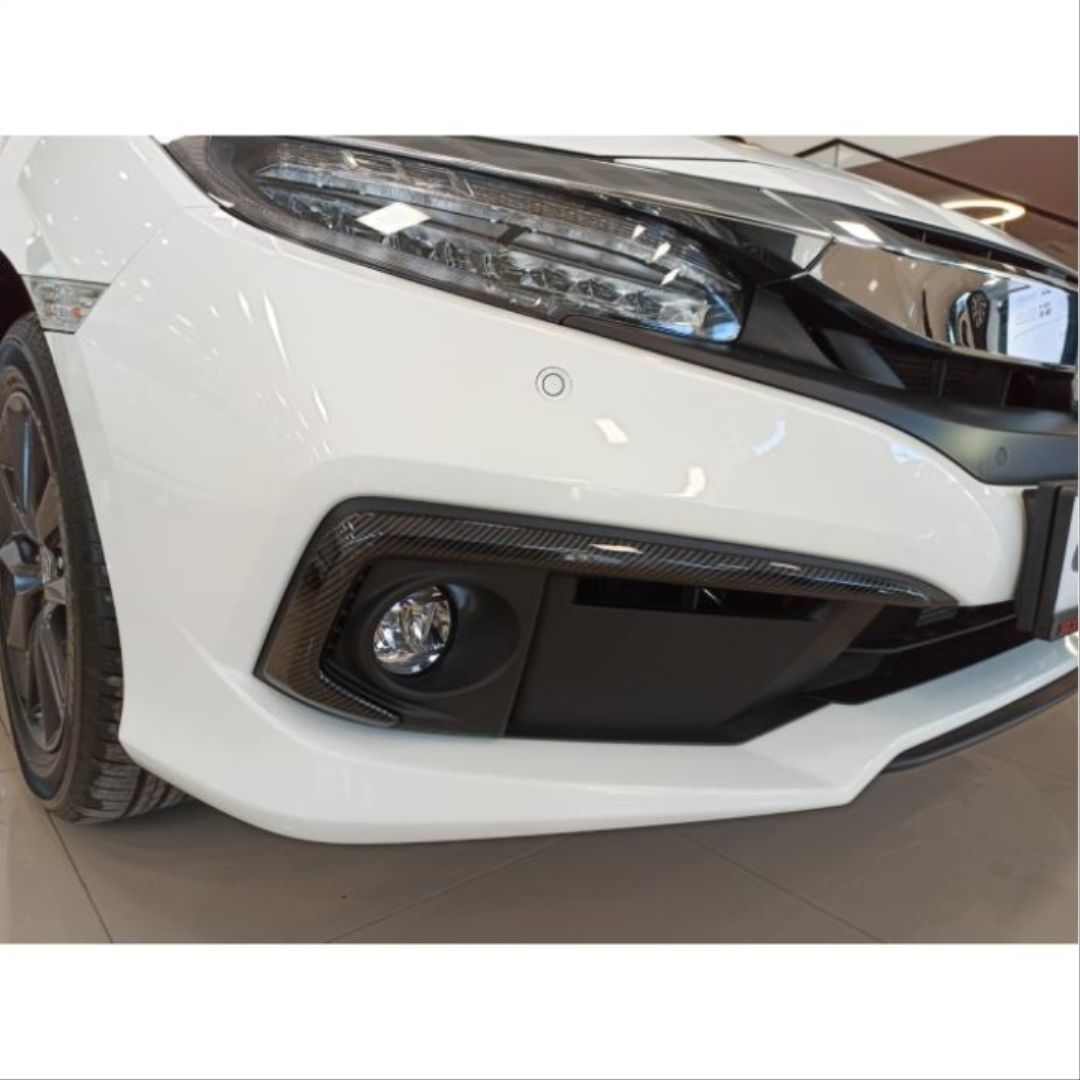 Honda civic fc5 uyumlu ön sis kaşı karbon 2019+ makyajlı