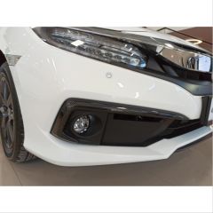 Honda civic fc5 uyumlu ön sis kaşı karbon 2019+ makyajlı