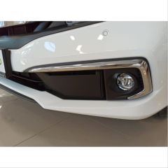 Honda civic fc5 uyumlu ön sis kaşı krom 2019+ makyajlı