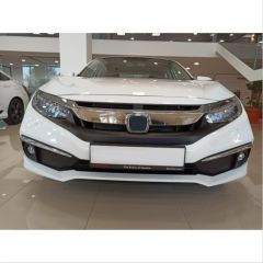Honda civic fc5 uyumlu ön sis kaşı krom 2019+ makyajlı