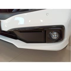 Honda civic fc5 uyumlu ön sis kaşı pianoblack 2019+ makyajlı