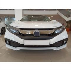 Honda civic fc5 uyumlu ön sis kaşı pianoblack 2019+ makyajlı