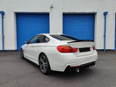 Bmw f32 m4 bagaj üstü spoiler pianoblack