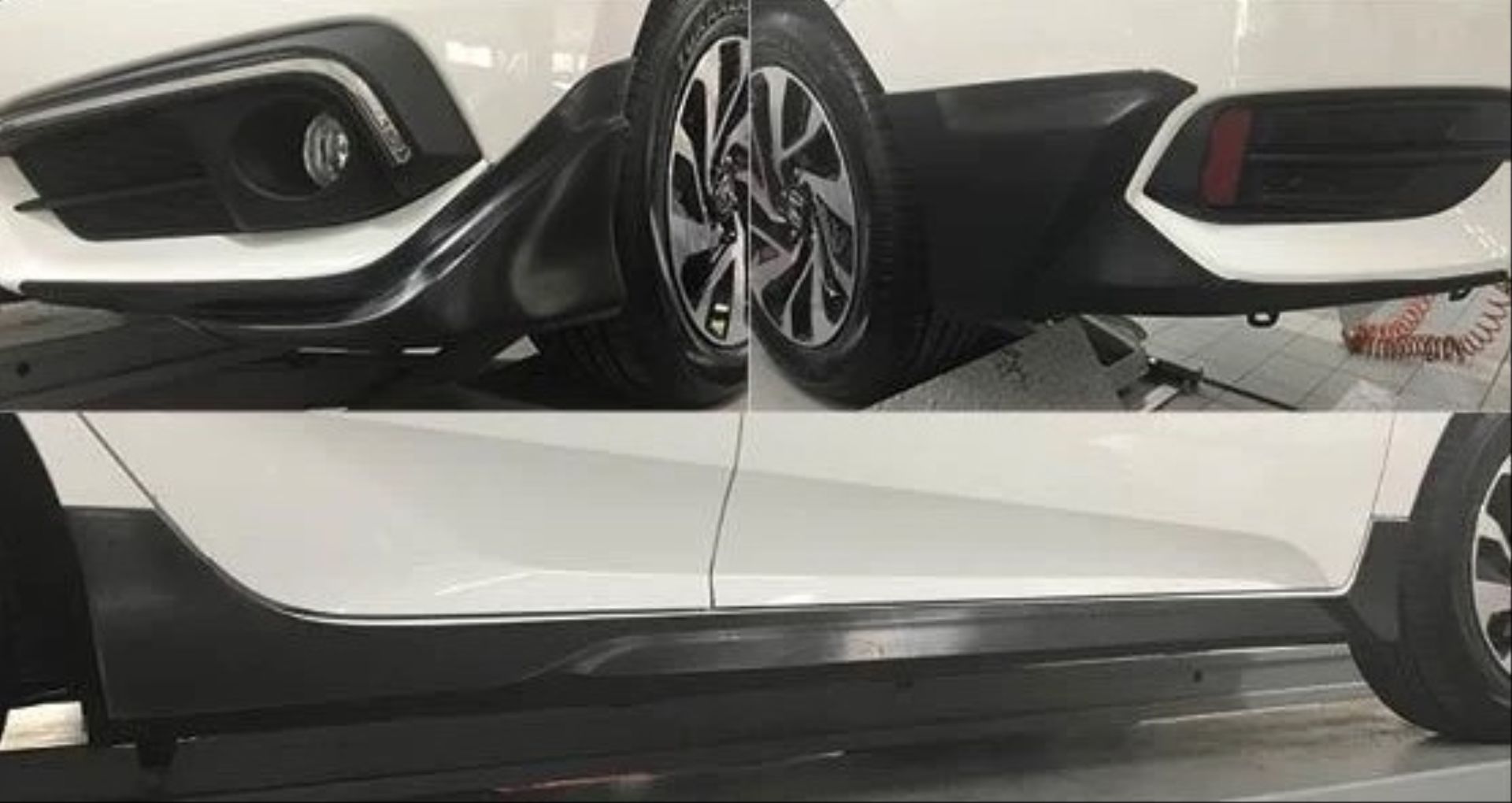 Honda civic fc5 uyumlu asian body kit tampon eki 2016 / 2018
